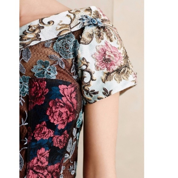 Pieced Brocade Dress Beguile Byron Lars Sz 4 - NWOT - Picture 5 of 13